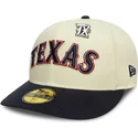 cappello-curvo-beige-e-blu-navy-aderente-59fifty-all-star-game-pin-dei-texas-rangers-mlb-di-new-era