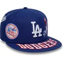 cappello-piatto-blu-chiuso-59fifty-all-over-dei-los-angeles-dodgers-mlb-di-new-era