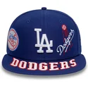 cappello-piatto-blu-chiuso-59fifty-all-over-dei-los-angeles-dodgers-mlb-di-new-era