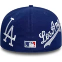 cappello-piatto-blu-regolabile-59fifty-all-over-dei-los-angeles-dodgers-mlb-di-new-era