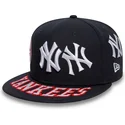 cappello-piatto-blu-marino-chiuso-59fifty-all-over-dei-new-york-yankees-mlb-di-new-era