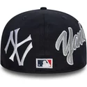 cappello-piatto-blu-marino-chiuso-59fifty-all-over-dei-new-york-yankees-mlb-di-new-era