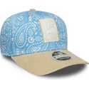 cappellino-visiera-curva-blu-e-beige-snapback-9seventy-stretch-snap-lifestyle-di-racing-bulls-f1-team-formula-1-di-new-era