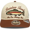 cappello-curvo-marrone-regolabile-9fifty-retro-crown-outdoor-fishing-club-di-new-era