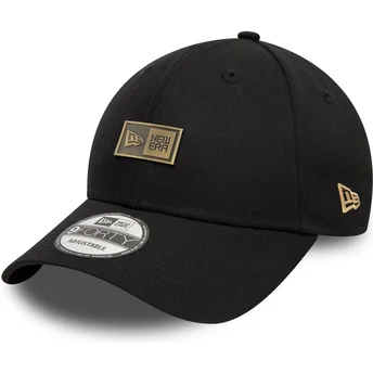 Cappellino curvo nero regolabile 9FORTY Badge di New Era