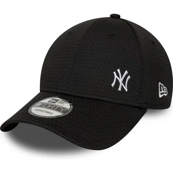 Cappellino nero snapback curvo 9FORTY Flawless Mesh dei New York Yankees MLB di New Era