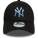 cappellino-nero-regolabile-con-visiera-curva-e-logo-blu-9forty-ombre-infill-dei-new-york-yankees-mlb-di-new-era