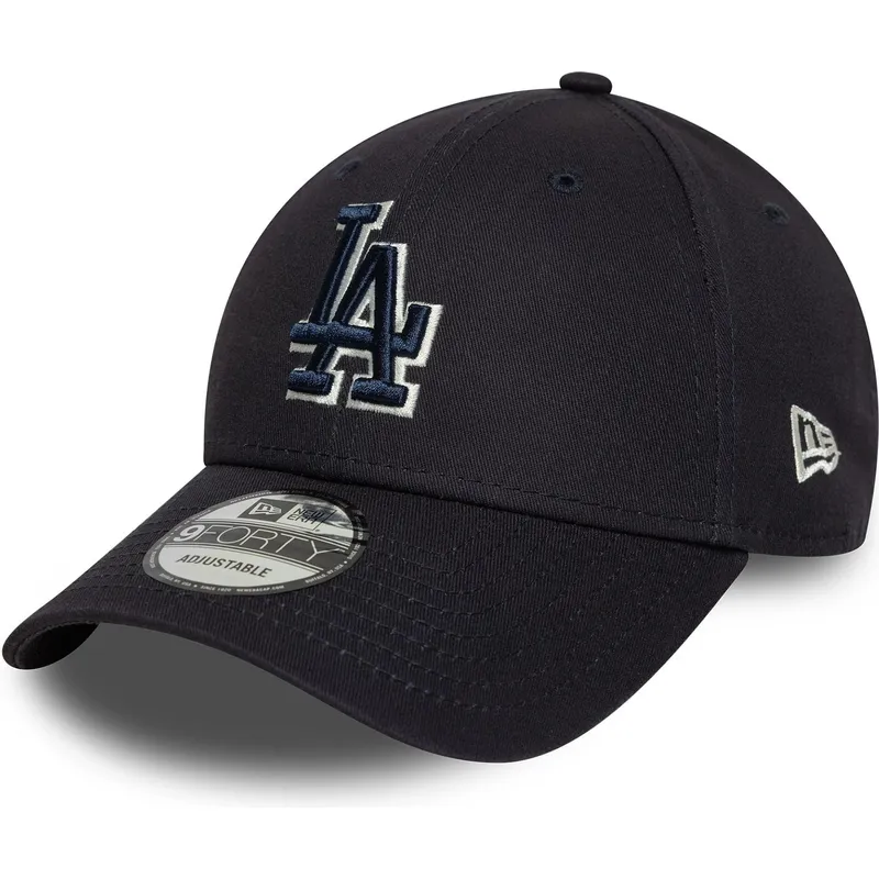 cappellino-visiera-curva-blu-marino-regolabile-con-logo-blu-9forty-team-outline-di-los-angeles-dodgers-mlb-di-new-era