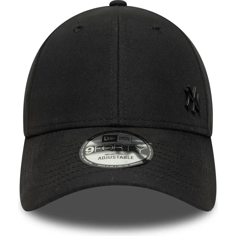 cappellino-curvo-nero-regolabile-con-logo-nero-9forty-tonal-flawless-di-new-york-yankees-mlb-di-new-era