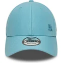 cappellino-con-visiera-curva-azzurro-chiaro-regolabile-con-logo-blu-9forty-tonal-flawless-di-new-york-yankees-mlb-di-new-era