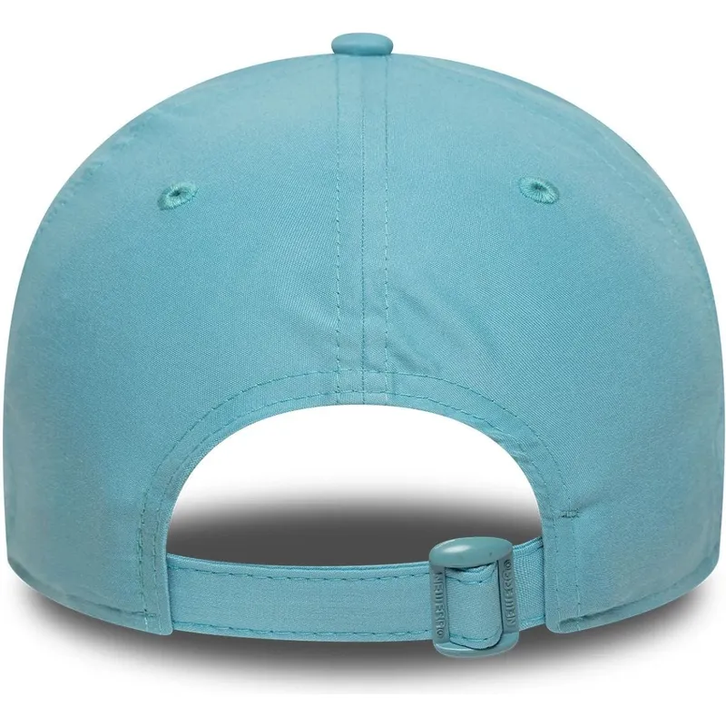 cappellino-con-visiera-curva-azzurro-chiaro-regolabile-con-logo-blu-9forty-tonal-flawless-di-new-york-yankees-mlb-di-new-era