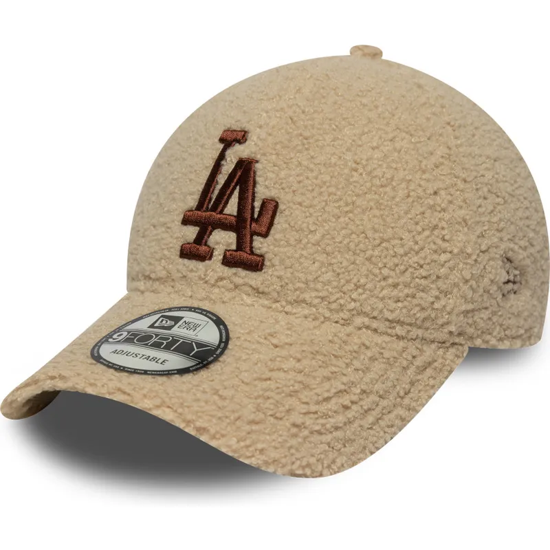 cappellino-con-visiera-curva-beige-regolabile-con-logo-marrone-9forty-borg-dei-los-angeles-dodgers-mlb-di-new-era