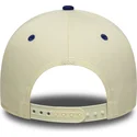 cappellino-con-visiera-curva-beige-e-blu-snapback-a-frame-paisley-dei-los-angeles-dodgers-mlb-di-new-era