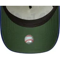 cappellino-curvo-beige-e-blu-snapback-a-frame-paisley-di-los-angeles-dodgers-mlb-di-new-era