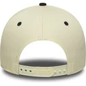 cappellino-curvo-beige-e-blu-navy-snapback-a-frame-paisley-dei-new-york-yankees-mlb-di-new-era