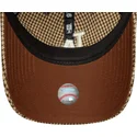 cappellino-marrone-regolabile-9twenty-houndstooth-dei-los-angeles-dodgers-mlb-di-new-era