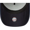 cappellino-trucker-blu-navy-a-frame-script-dei-new-york-yankees-mlb-di-new-era