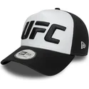 cappellino-curvo-bianco-e-nero-a-frame-core-di-ufc-ultimate-fighting-championship-di-new-era