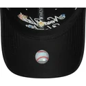 cappellino-curvo-nero-regolabile-da-donna-9forty-floral-script-dei-new-york-yankees-mlb-di-new-era