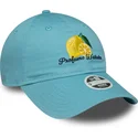 cappello-curvo-blu-regolabile-da-donna-9twenty-phrase-profumo-d-estate-di-new-era