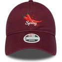 cappellino-curvo-granata-regolabile-da-donna-9twenty-phrase-spicy-di-new-era