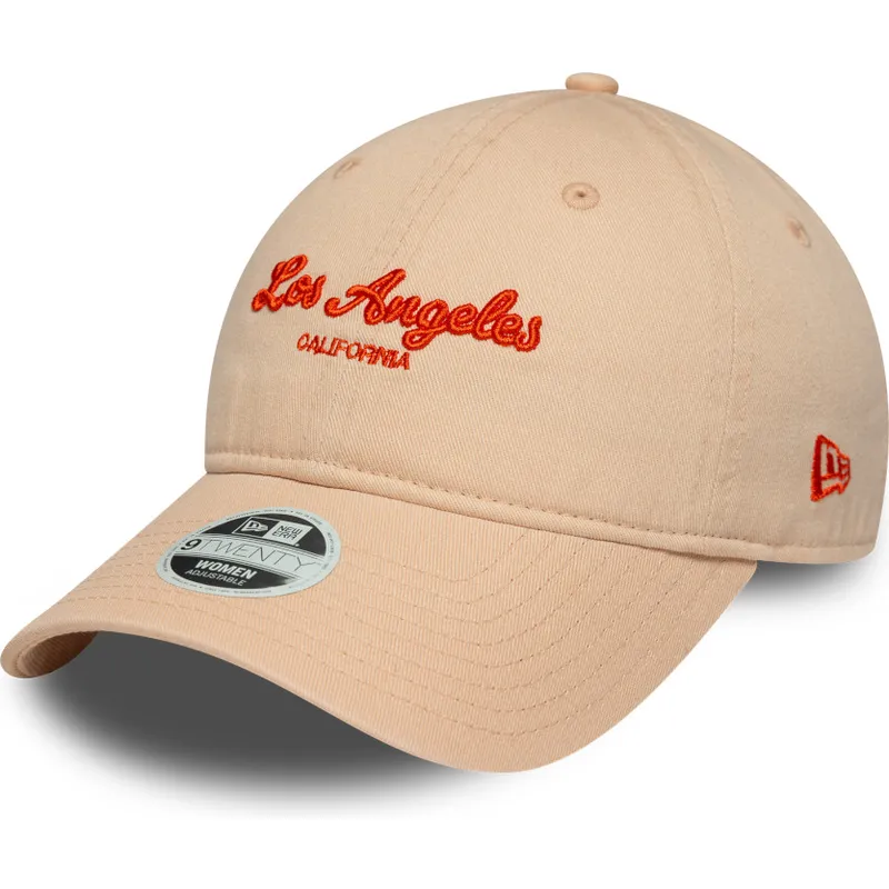 cappellino-curvo-rosa-regolabile-da-donna-9twenty-city-di-los-angeles-di-new-era