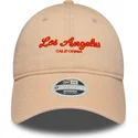 cappello-curvo-rosa-regolabile-da-donna-9twenty-city-di-los-angeles-di-new-era