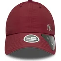 cappellino-curvo-granata-regolabile-da-donna-open-back-flawless-dei-new-york-yankees-mlb-di-new-era
