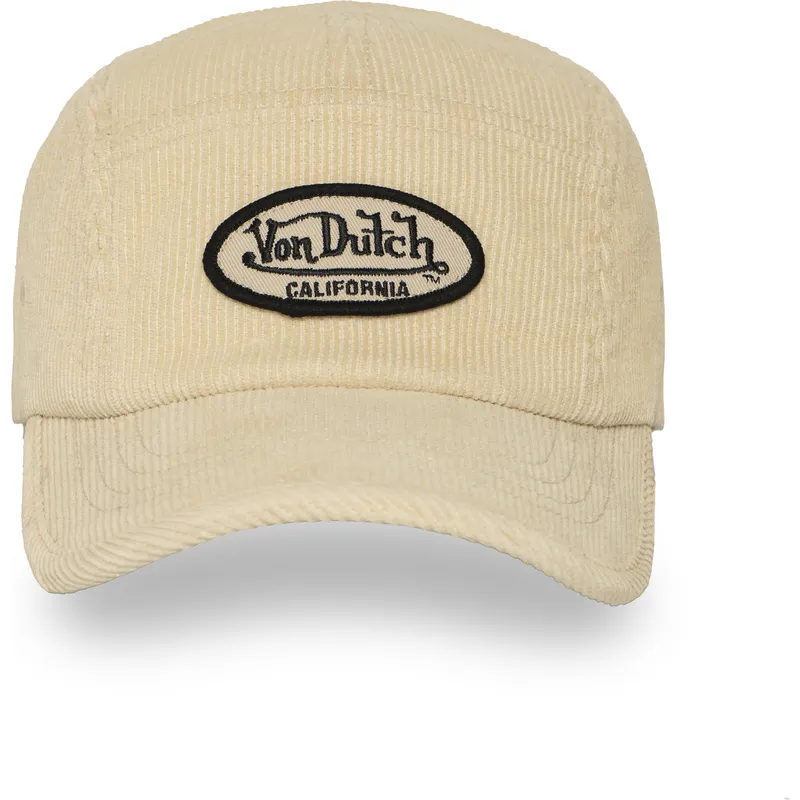 cappellino-visiera-curva-beige-regolabile-vel01-di-von-dutch cappellino-visiera-curva-beige-regolabile-vel01-di-von-dutch