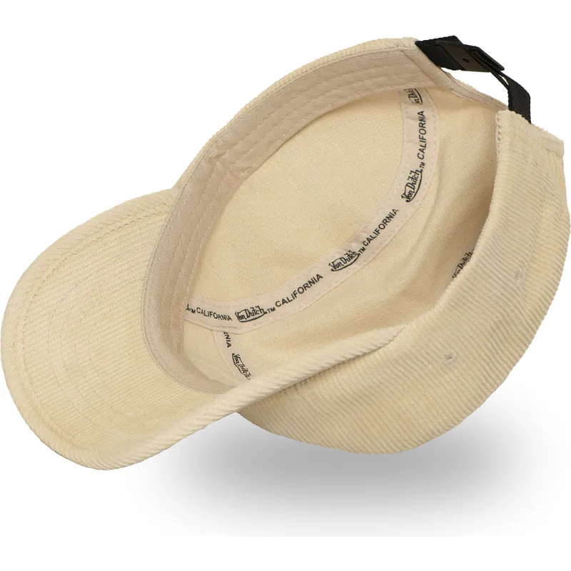 cappellino-visiera-curva-beige-regolabile-vel01-di-von-dutch cappellino-visiera-curva-beige-regolabile-vel01-di-von-dutch