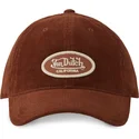 cappellino-marrone-regolabile-log06-di-von-dutch