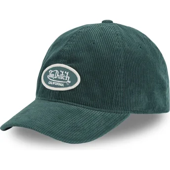 Cappellino visiera curva verde regolabile LOG08 di Von Dutch
