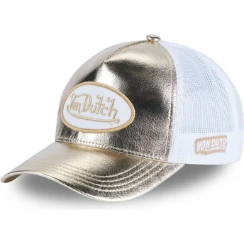 Cappellino trucker dorato REG G di Von Dutch