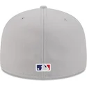 cappello-piatto-grigio-chiuso-59fifty-cracked-dei-los-angeles-dodgers-mlb-di-new-era