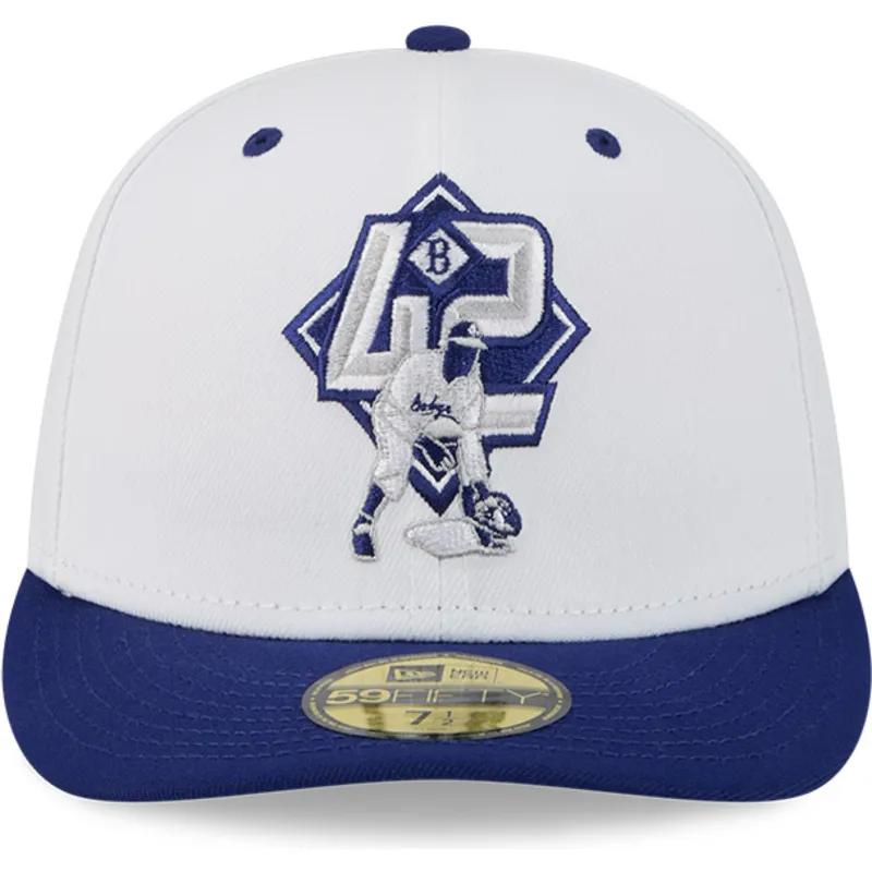 cappellino-curvo-bianco-e-blu-aderente-59fifty-player-jackie-robinson-dei-brooklyn-dodgers-mlb-di-new-era