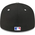 cappellino-curvo-nero-e-grigio-regolabile-59fifty-player-frank-thomas-dei-chicago-white-sox-mlb-di-new-era