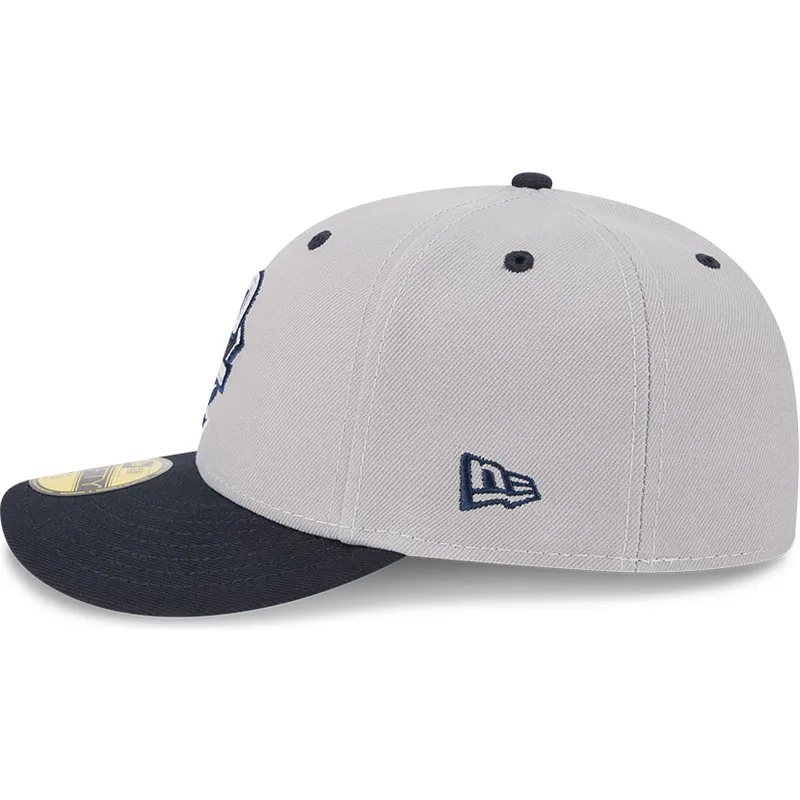 cappellino-curvo-grigio-e-blu-navy-aderente-59fifty-player-derek-jeter-dei-new-york-yankees-mlb-di-new-era