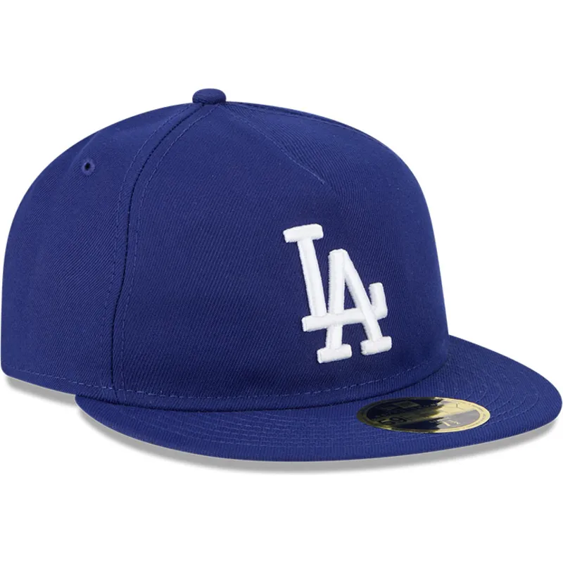 cappello-piatto-blu-chiuso-59fifty-retro-crown-a-frame-easy-dei-los-angeles-dodgers-mlb-di-new-era