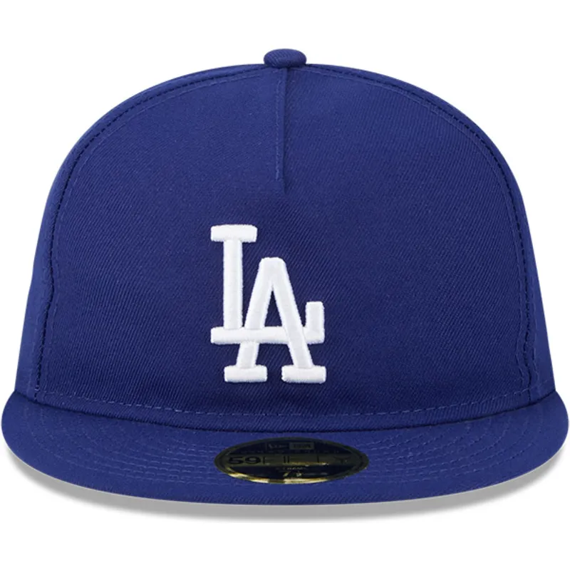 cappello-piatto-blu-chiuso-59fifty-retro-crown-a-frame-easy-dei-los-angeles-dodgers-mlb-di-new-era