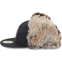 cappello-piatto-nero-aderente-59fifty-winter-dog-ear-dei-boston-red-sox-mlb-di-new-era