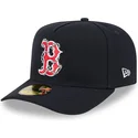 cappellino-curvo-blu-navy-chiuso-59fifty-a-frame-wired-di-boston-red-sox-mlb-di-new-era