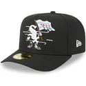 cappellino-curvo-nero-regolabile-59fifty-a-frame-cartoon-dei-chicago-white-sox-mlb-di-new-era