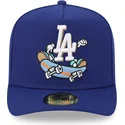 cappellino-curvo-blu-chiuso-59fifty-a-frame-cartoon-dei-los-angeles-dodgers-mlb-di-new-era