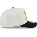 cappellino-snapback-beige-e-nero-9fifty-a-frame-chainstitch-dei-boston-bruins-nhl-di-new-era