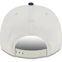 cappellino-curvo-beige-e-viola-snapback-9fifty-a-frame-chainstitch-dei-toronto-maple-leafs-nhl-di-new-era