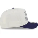 cappellino-curvo-beige-e-viola-snapback-9fifty-a-frame-chainstitch-dei-toronto-maple-leafs-nhl-di-new-era