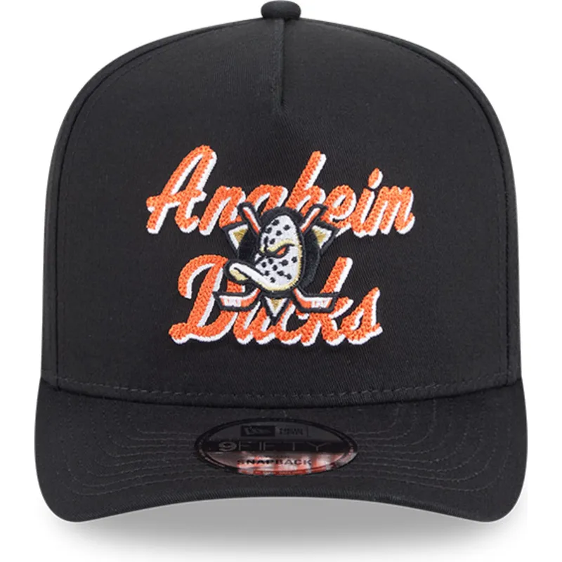 cappellino-curvo-nero-snapback-9fifty-a-frame-chainstitch-di-anaheim-ducks-nhl-di-new-era