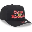 cappellino-nero-snapback-9fifty-a-frame-chainstitch-dei-chicago-blackhawks-nhl-di-new-era