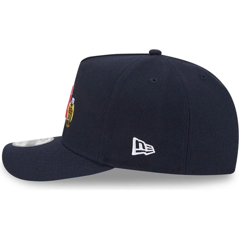 cappellino-curvo-blu-marino-snapback-9fifty-a-frame-cartoon-di-boston-red-sox-mlb-di-new-era
