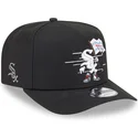cappellino-nero-snapback-9fifty-a-frame-cartoon-dei-chicago-white-sox-mlb-di-new-era